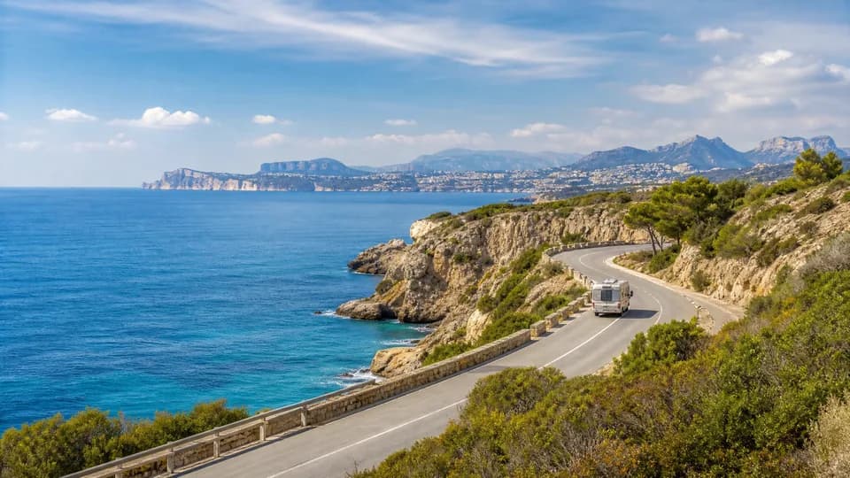 RV rental pickup in Alicante, Spain