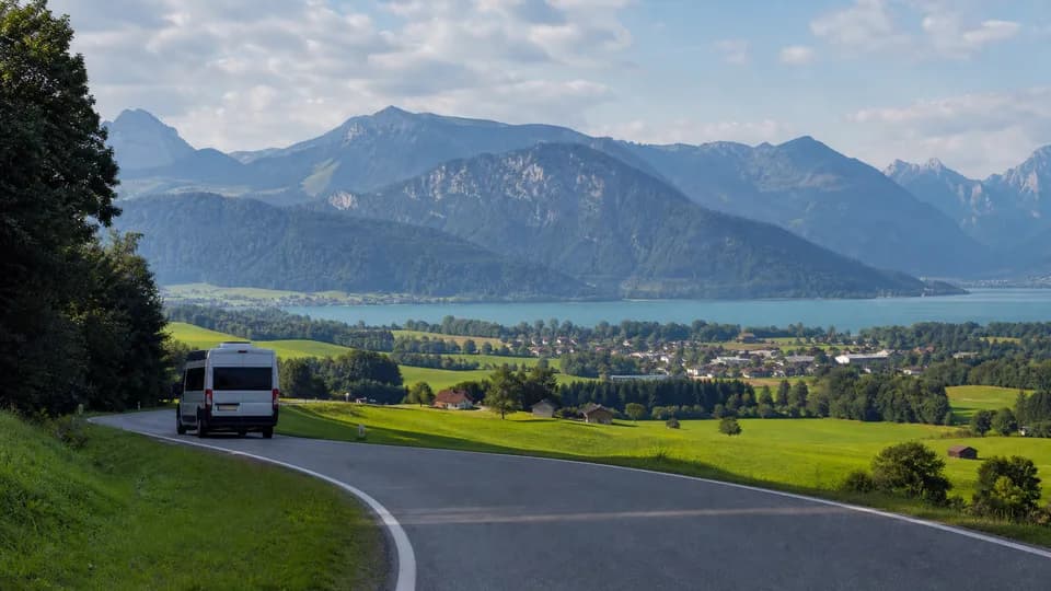 RV rental pickup in Rosenheim, Germany