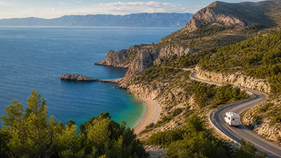 RV rental pickup in Split, Croatia
