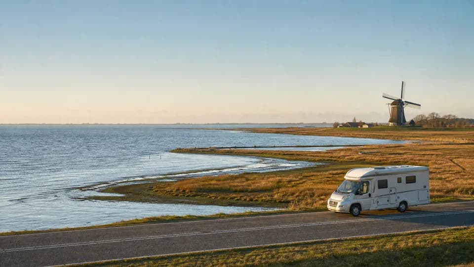 RV rental pickup in Wijckel, Netherlands