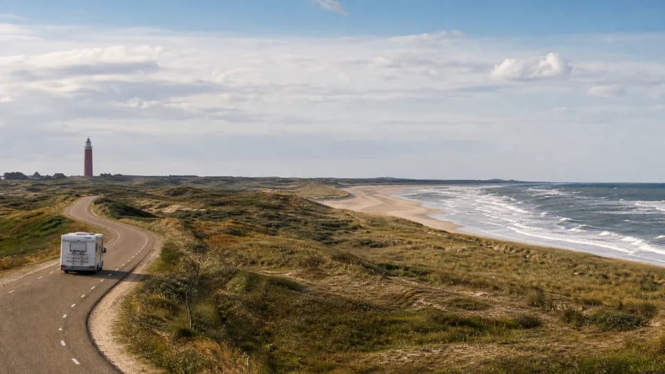 RV rental pickup in Winkel, Netherlands