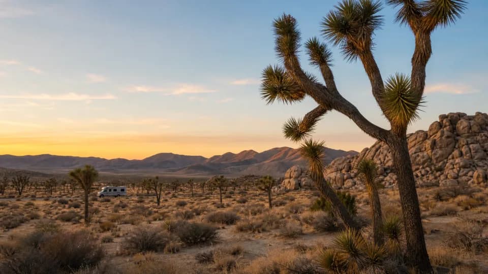 Joshua Tree RV trip from Southern California