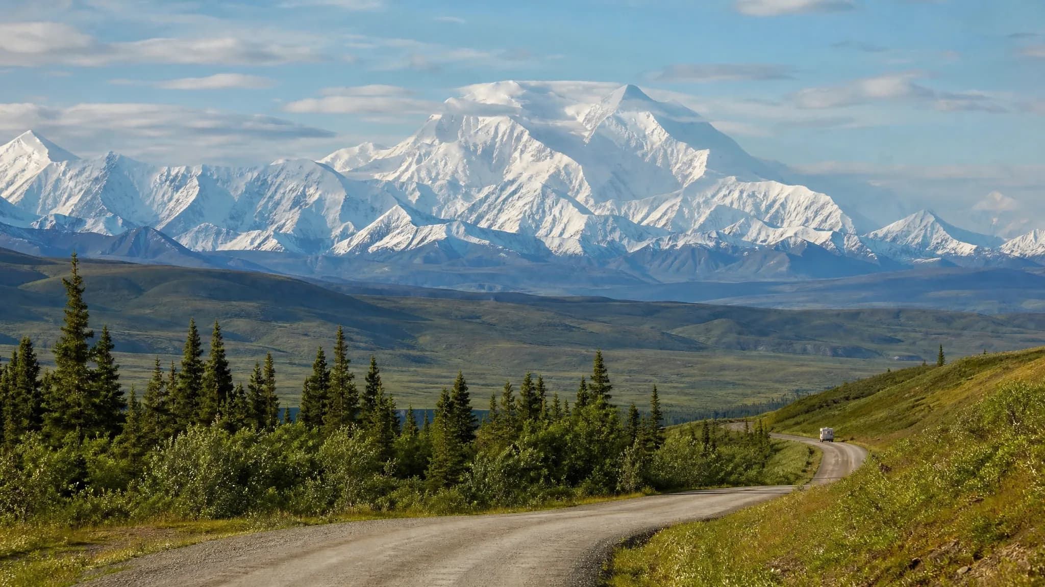 Alaska RV trip toward Denali National Park