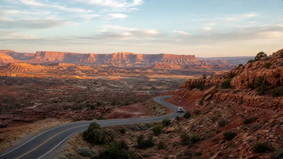 Moab and eastern Utah RV route from Colorado