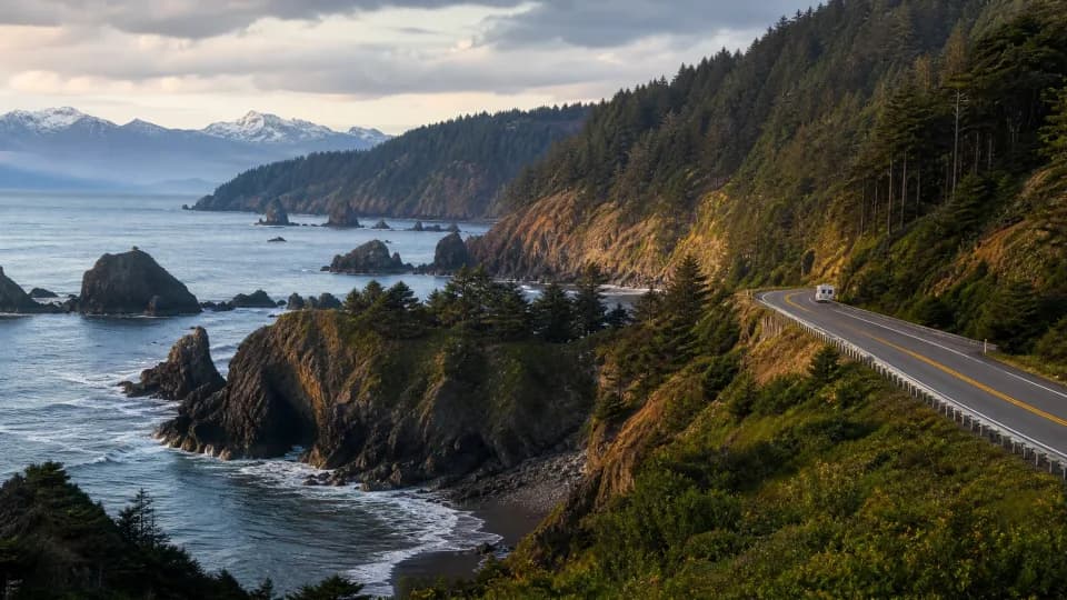 Olympic Peninsula RV pickup search
